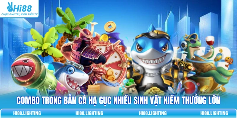Combo Trong Bắn Cá Là Gì? Cơ Chế Tính Chuỗi Mục Tiêu Chuẩn 2 Combo trong bắn cá hạ gục nhiều sinh vật kiếm thưởng lớn